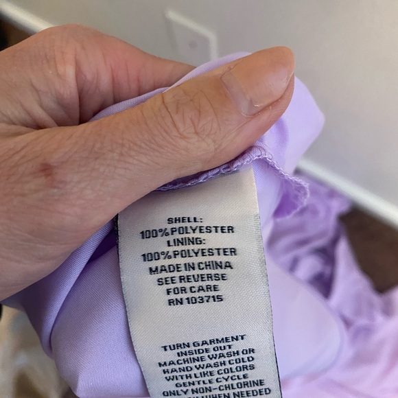 2 FOR $25Nanette Lepore Orchid BloomDress Lavender Pleated Chiffon 8 10 NEW $128 - Picture 6 of 10